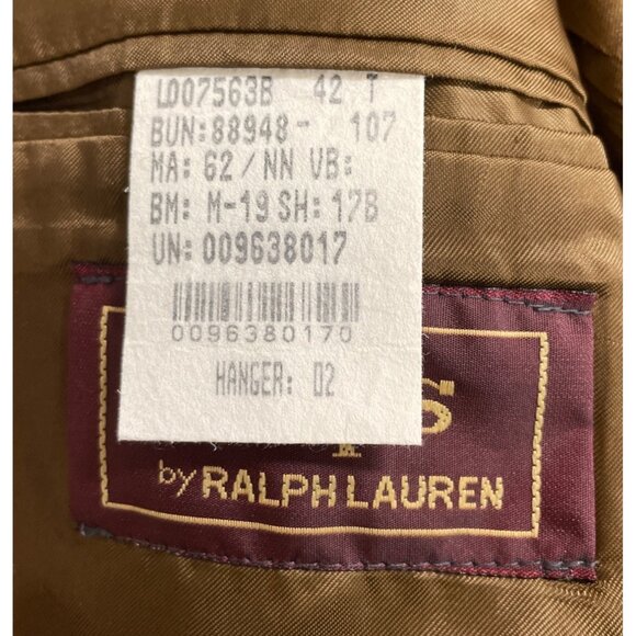 Mens Chaps By Ralph Lauren Glen Plaid Blazer Jacket Size 42T - Picture 14 of 15